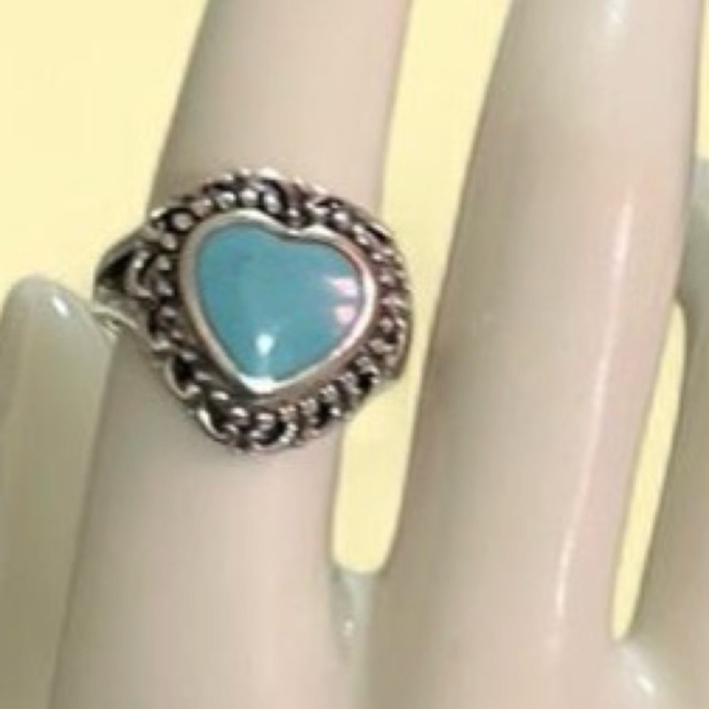 Sterling silver Turquoise heart